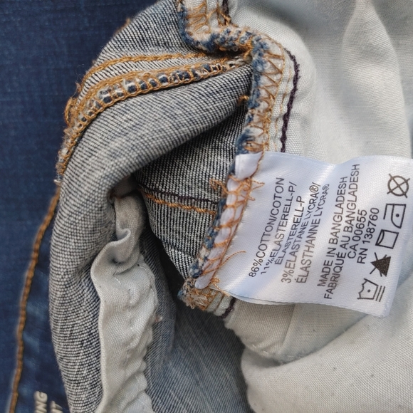 R Jeans Stretch Skinny jean size 31 blue - Picture 7 of 7